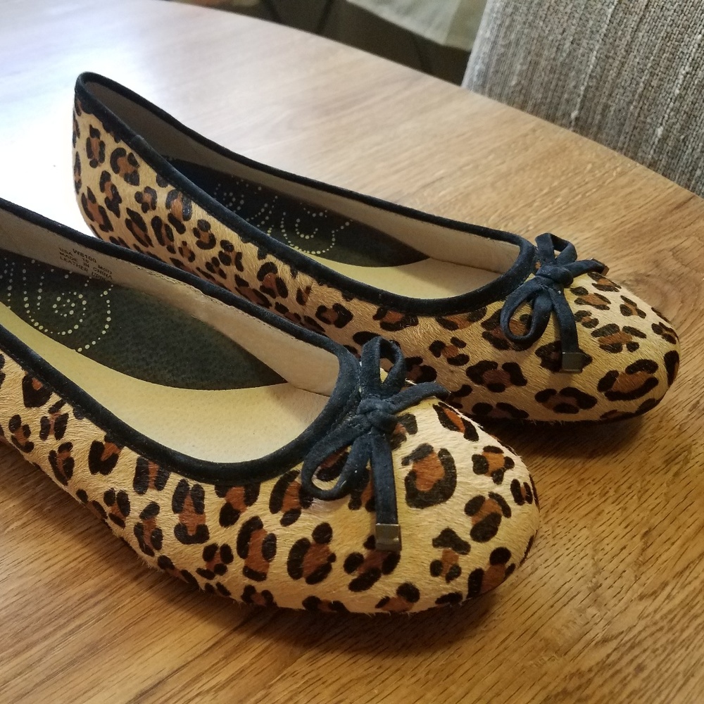 Propet Leopard Print Emma Flats